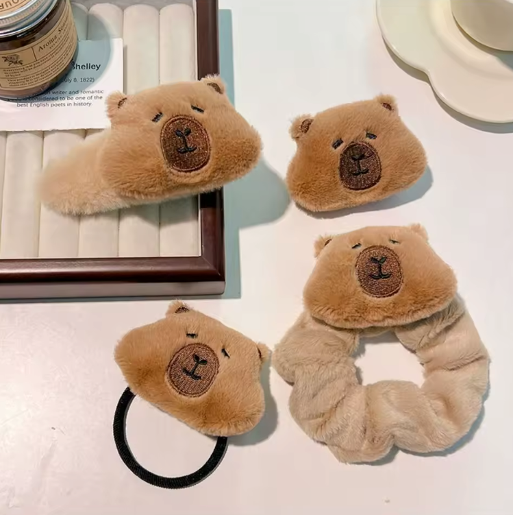 Cartoon Capybara Hair Accessories