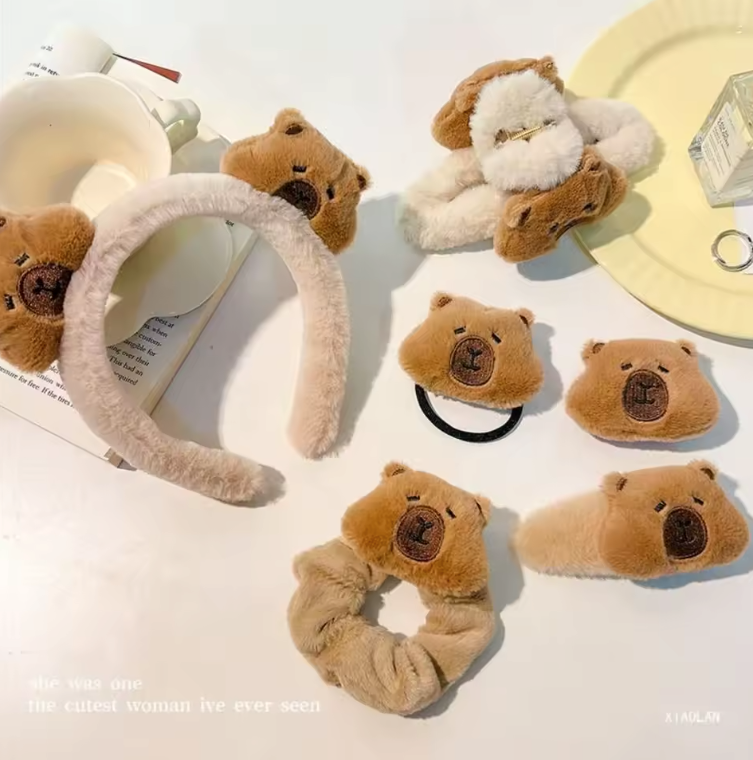 Cartoon Capybara Hair Accessories