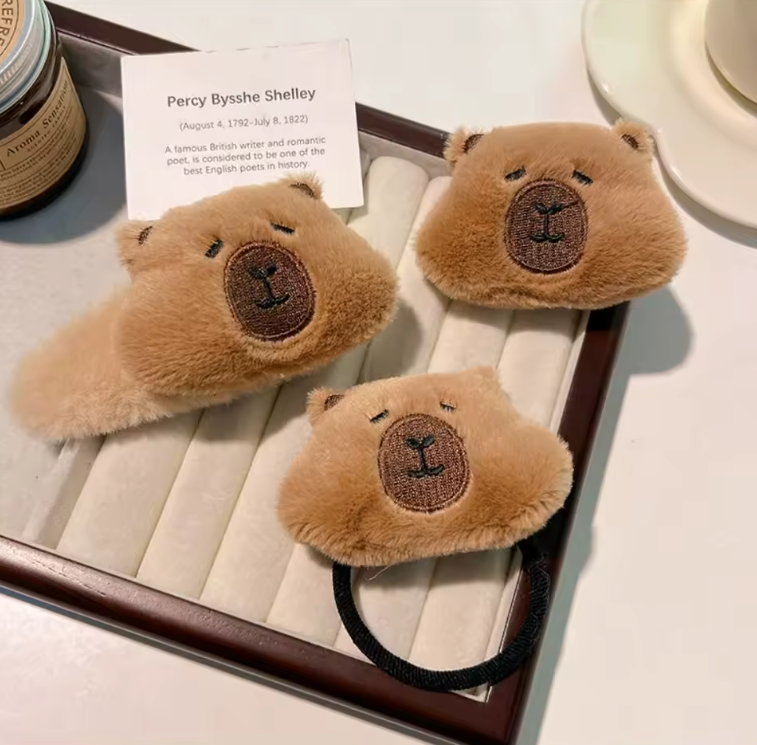 Cartoon Capybara Hair Accessories