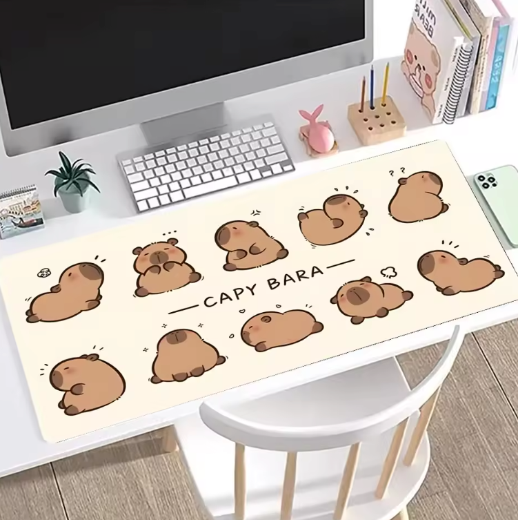 Capybara Mousepad Keyboard Mat