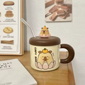 Capybara Ceramic Breakfast Mug