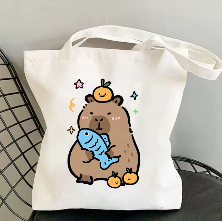 Capybara Printed Shoulder Bags
