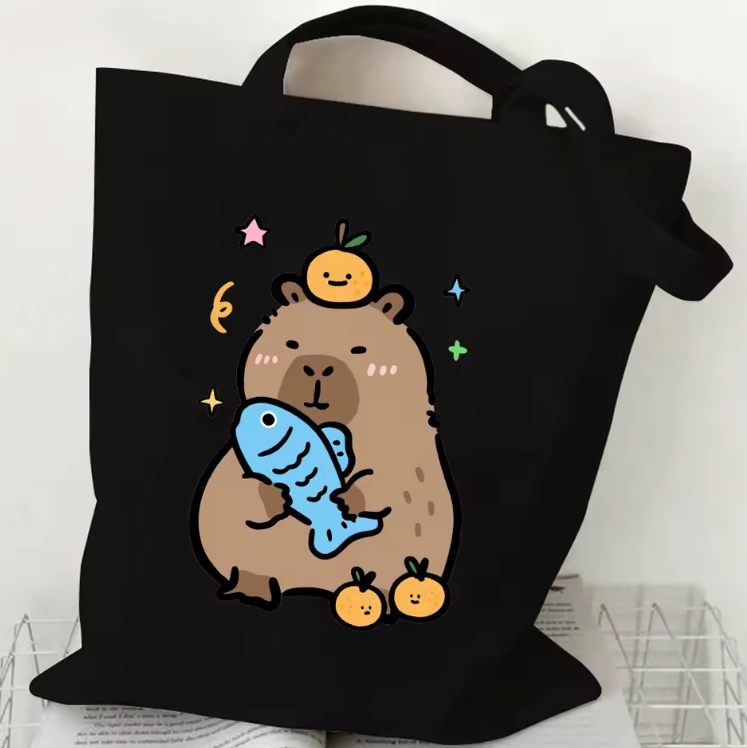 Capybara Printed Shoulder Bags