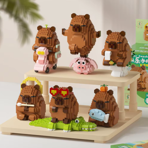 Capybara Micro Diamond Block Construction