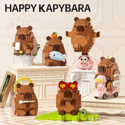 Capybara Micro Diamond Block Construction