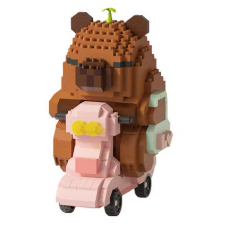 Capybara Micro Diamond Block Construction