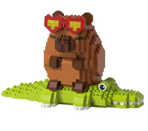 Capybara Micro Diamond Block Construction