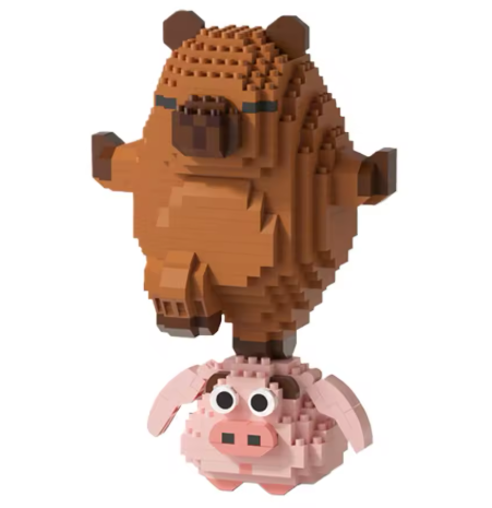 Capybara Micro Diamond Block Construction