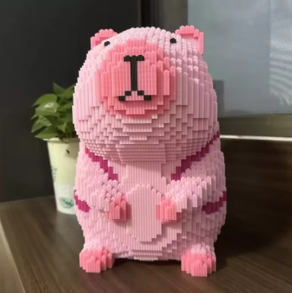 Capybara Lego Building Block Toy 3D